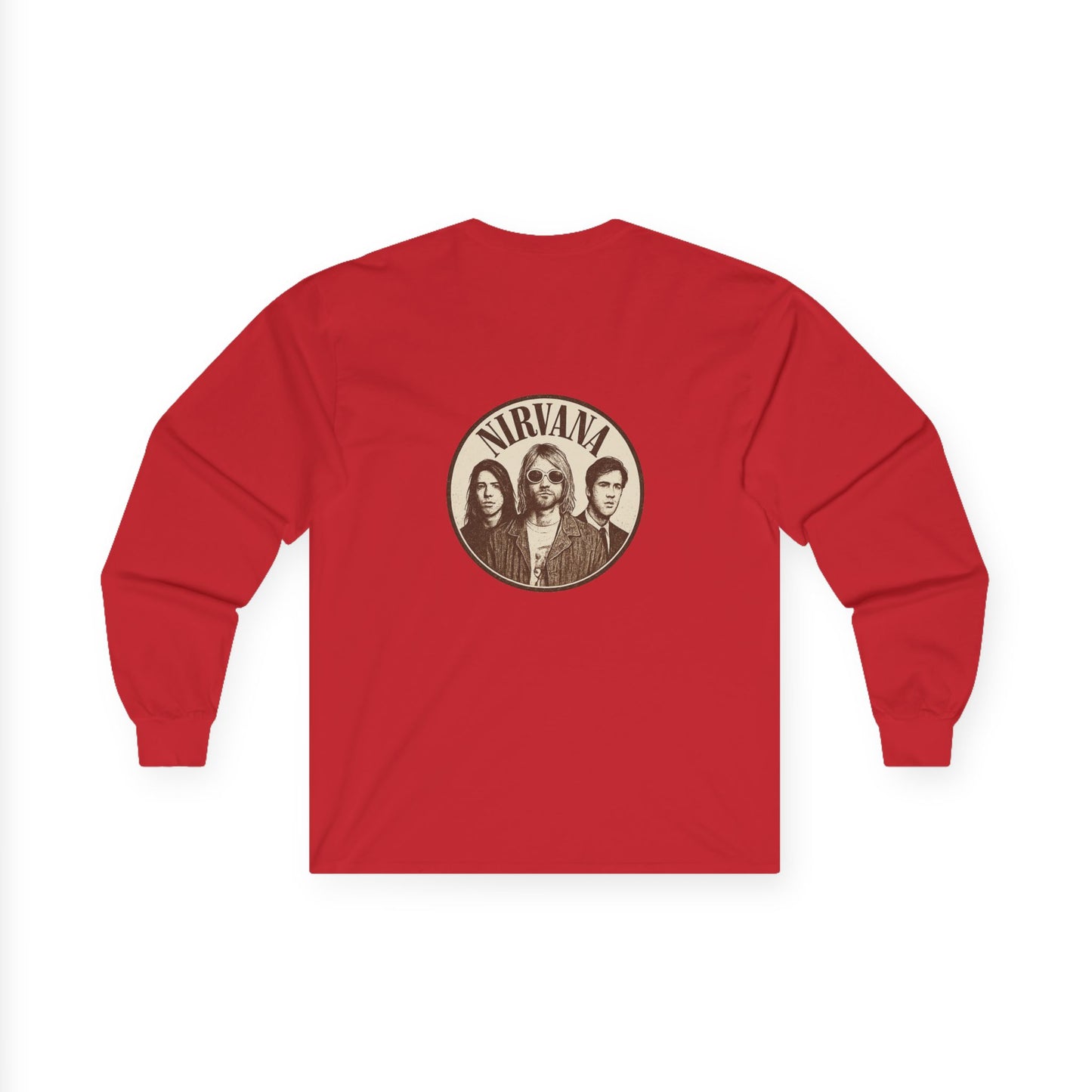Nirvana Vintage Style Graphic Long Sleeve Tee