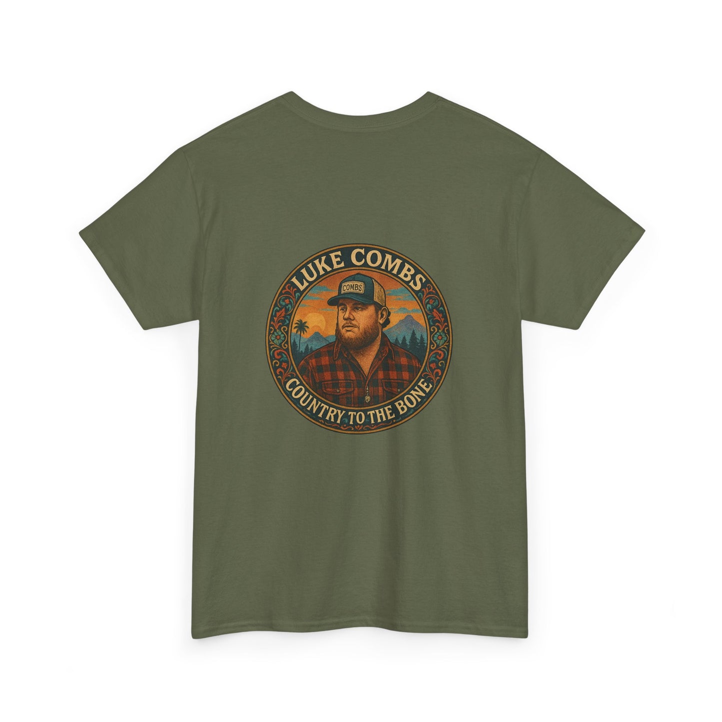 Luke Combs Unisex Heavy Cotton Tee - Country Music Graphic Shirt