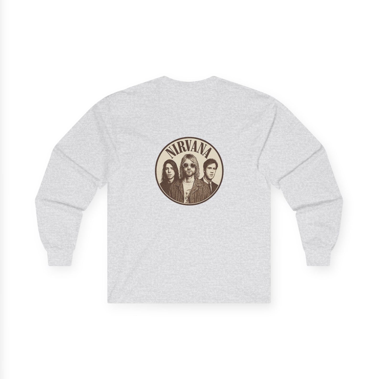 Nirvana Vintage Style Graphic Long Sleeve Tee