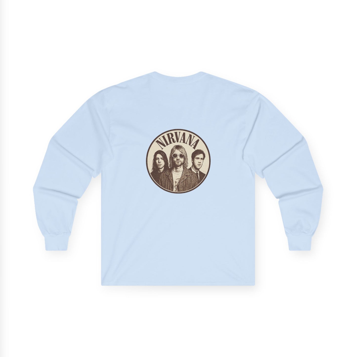Nirvana Vintage Style Graphic Long Sleeve Tee