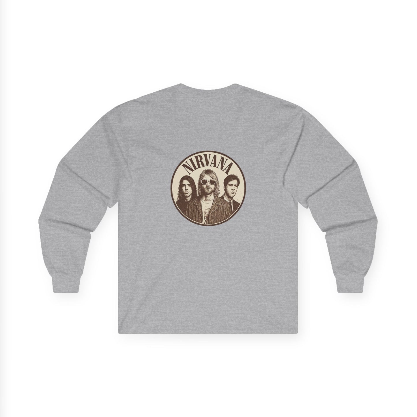 Nirvana Vintage Style Graphic Long Sleeve Tee
