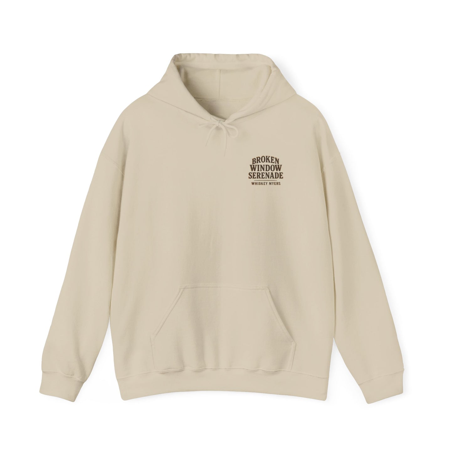 Vintage Style Broken Window Serenade Unisex Hoodie