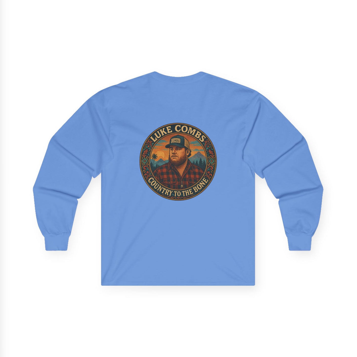 Vintage Style Luke Combs Long Sleeve Tee