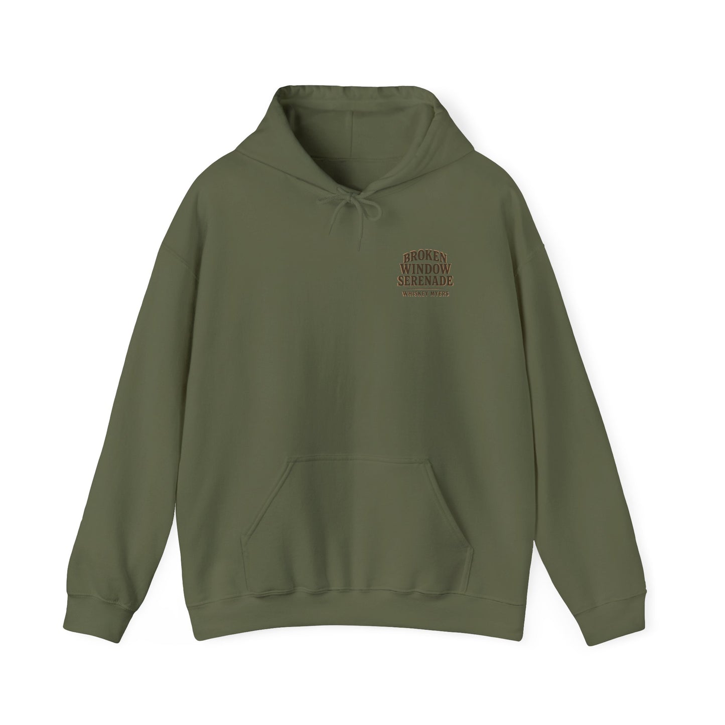 Vintage Style Broken Window Serenade Unisex Hoodie