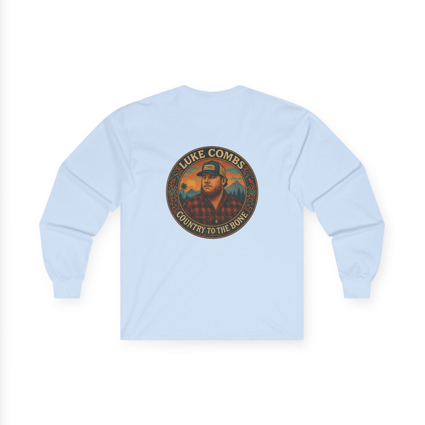 Vintage Style Luke Combs Long Sleeve Tee