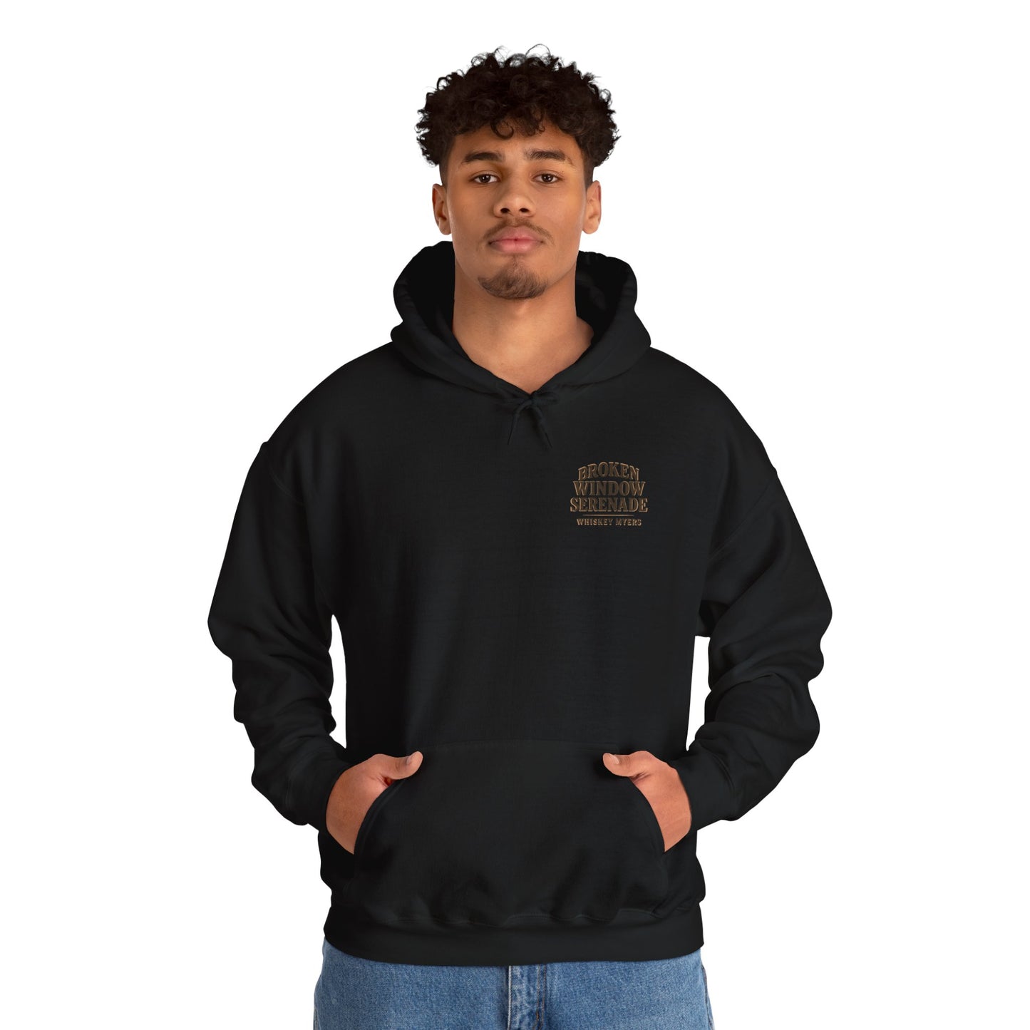 Vintage Style Broken Window Serenade Unisex Hoodie