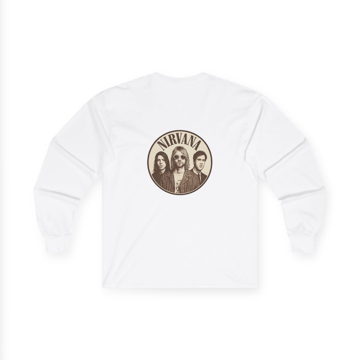 Nirvana Vintage Style Graphic Long Sleeve Tee