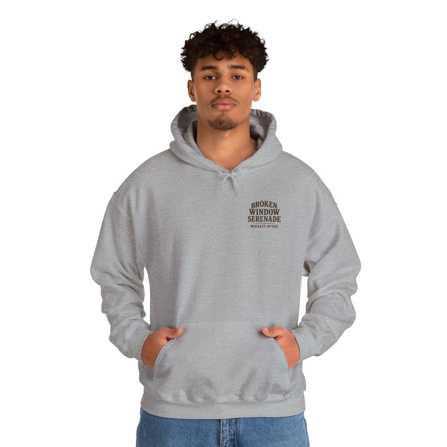 Vintage Style Broken Window Serenade Unisex Hoodie
