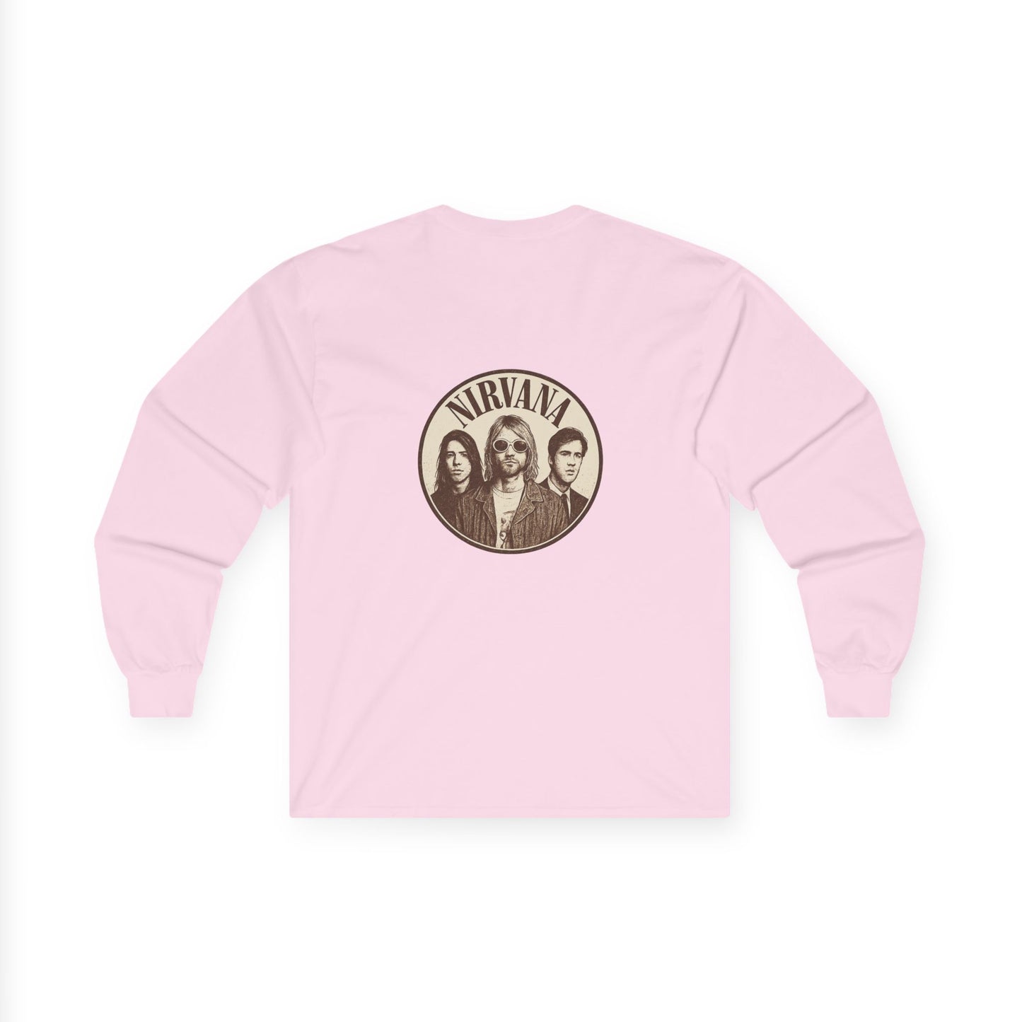 Nirvana Vintage Style Graphic Long Sleeve Tee